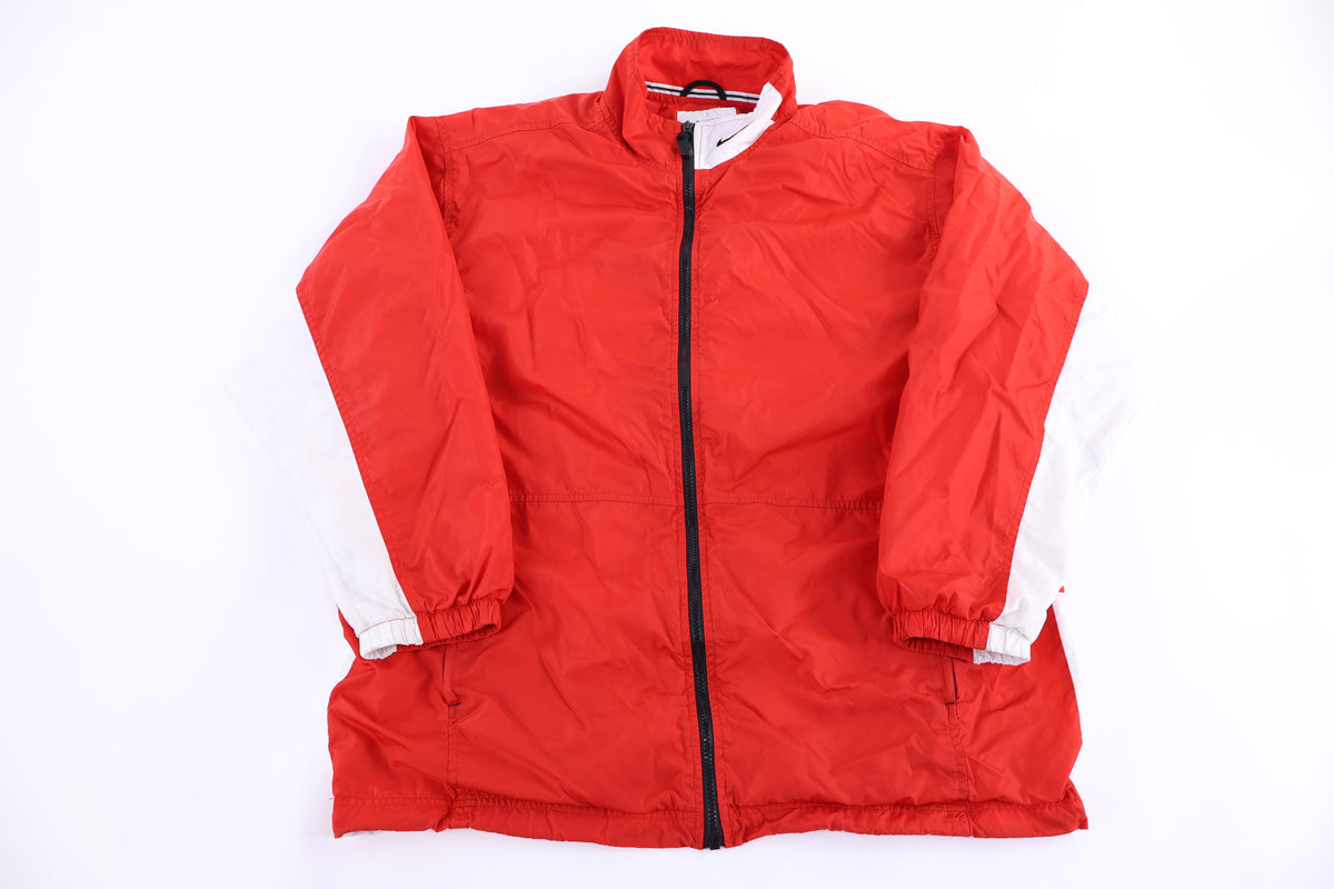 Vintage Nike Embroidered Logo Full Zip Parka Jacket product image 1