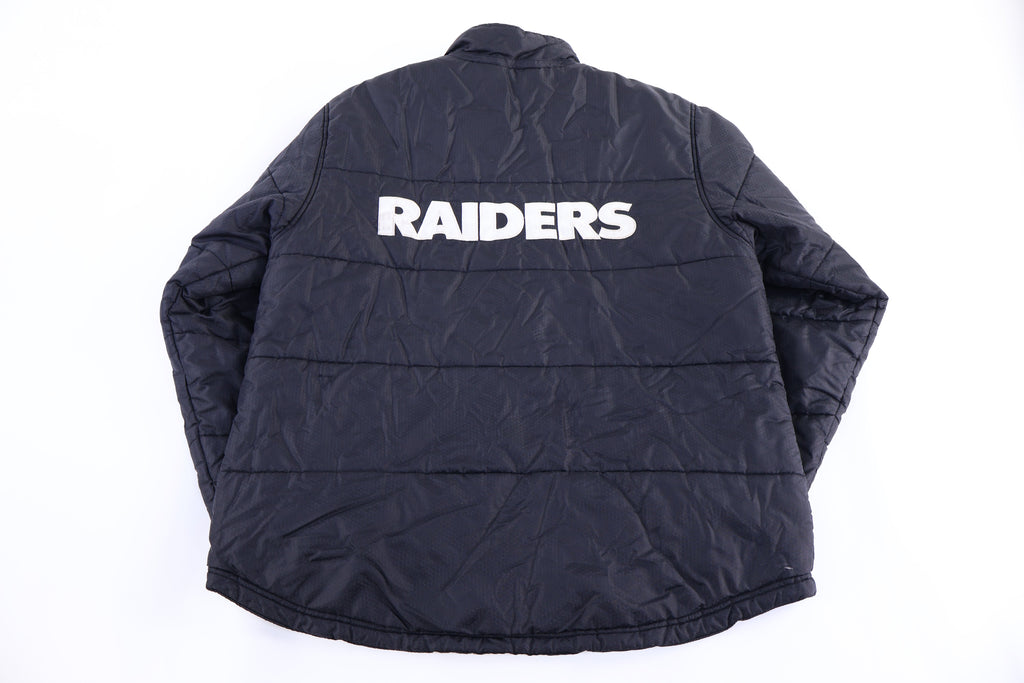 Vintage Oakland Raiders Reversible Full Zip Parka Jacket product image 2