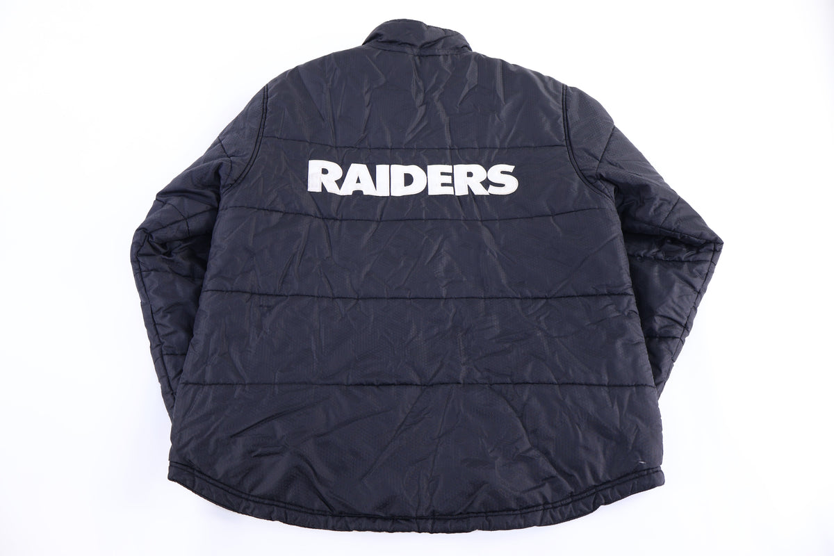 Vintage Oakland Raiders Reversible Full Zip Parka Jacket product image 2