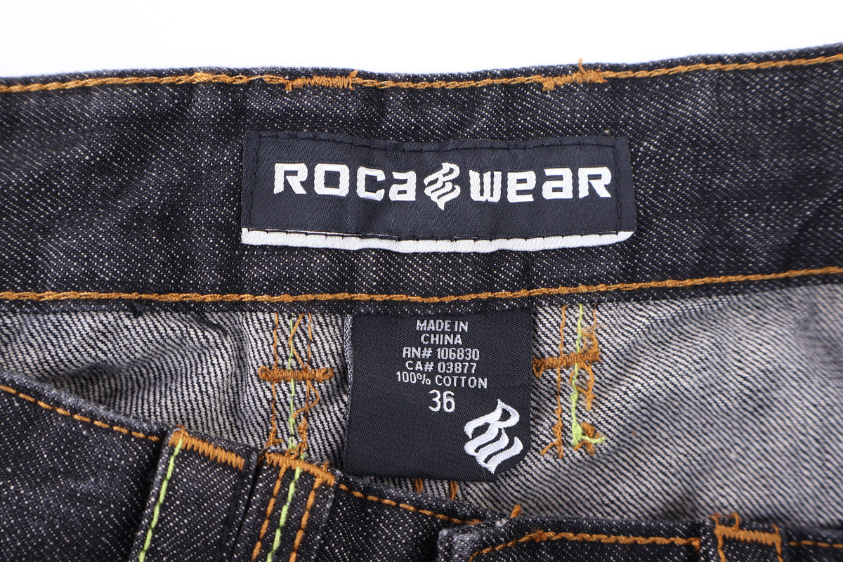 Y2K Rocawear Dark Wash Denim Shorts product image 4